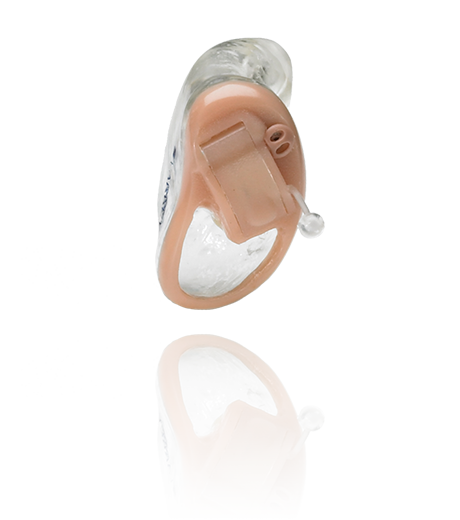 Completely in the canal hearing aid